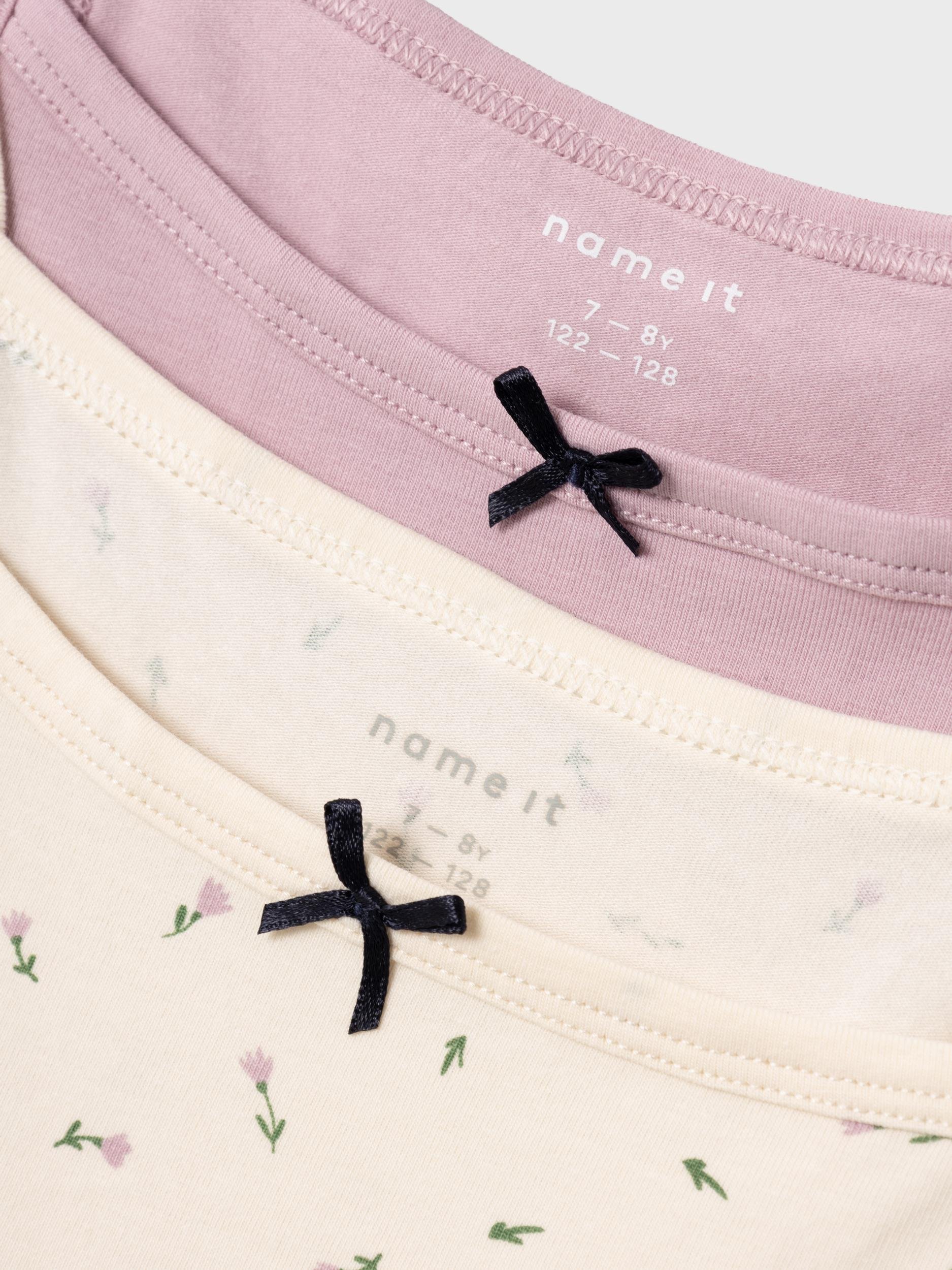 Nommez-le NKFSTRAP FLORAL PACK DE 2 - Débardeur - crème au beurre