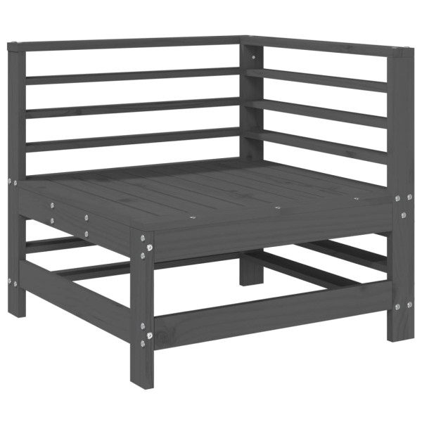 VidaXL Ogrodowa sofa narożna szara