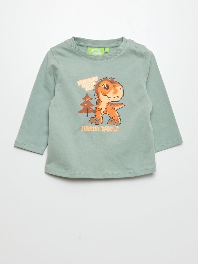 Conjunto de 2 camisetas de 'Jurassic World' - VERDES