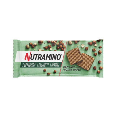 Nutramino hasselnötssmaksatt proteinkaka i waferform 39 g