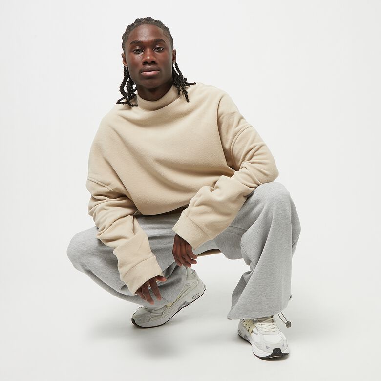 Oversized Polar Fleece Crew