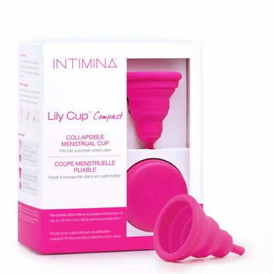 Intimina Lily Cup kompaktā menstruālā piltuve, B izmērs, 1 gab., 1 gab.