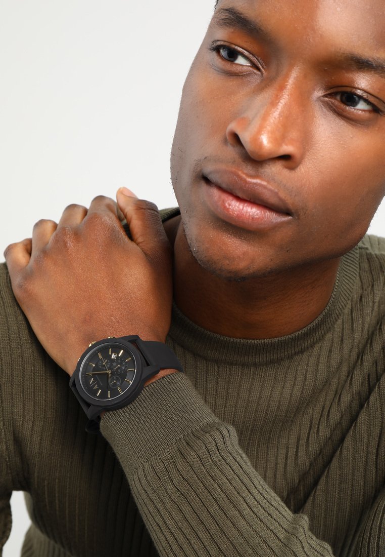 Montre chronographe Armani Exchange - noire