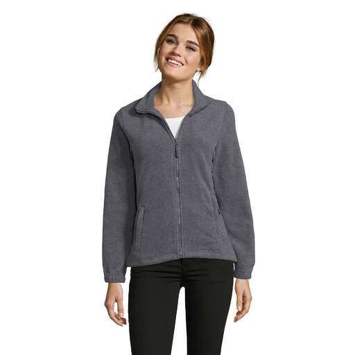 Dames basic polarjack met ritssluiting