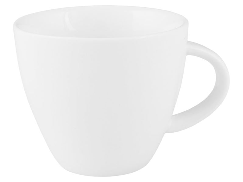 Filiżanka do espresso Kubiko porcelanowa 80 ml biała