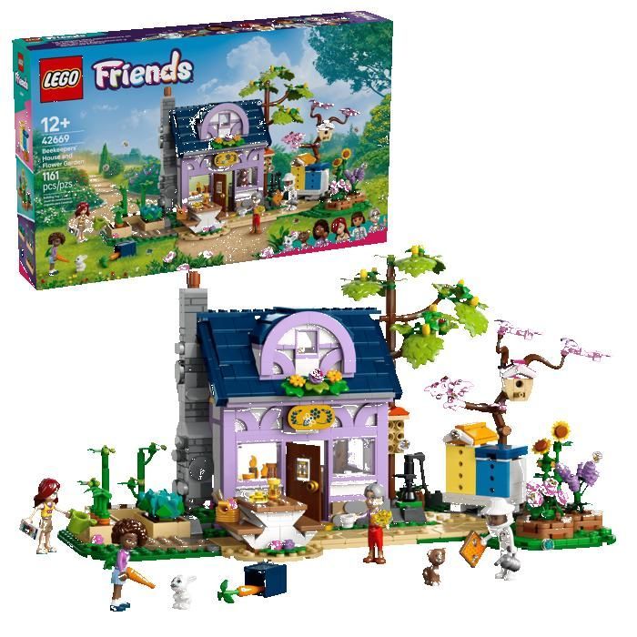 LEGO Friends 42669 La maison des apiculteurs et le jardin fleuri Cadeaux Jouets Objets de collection 12+