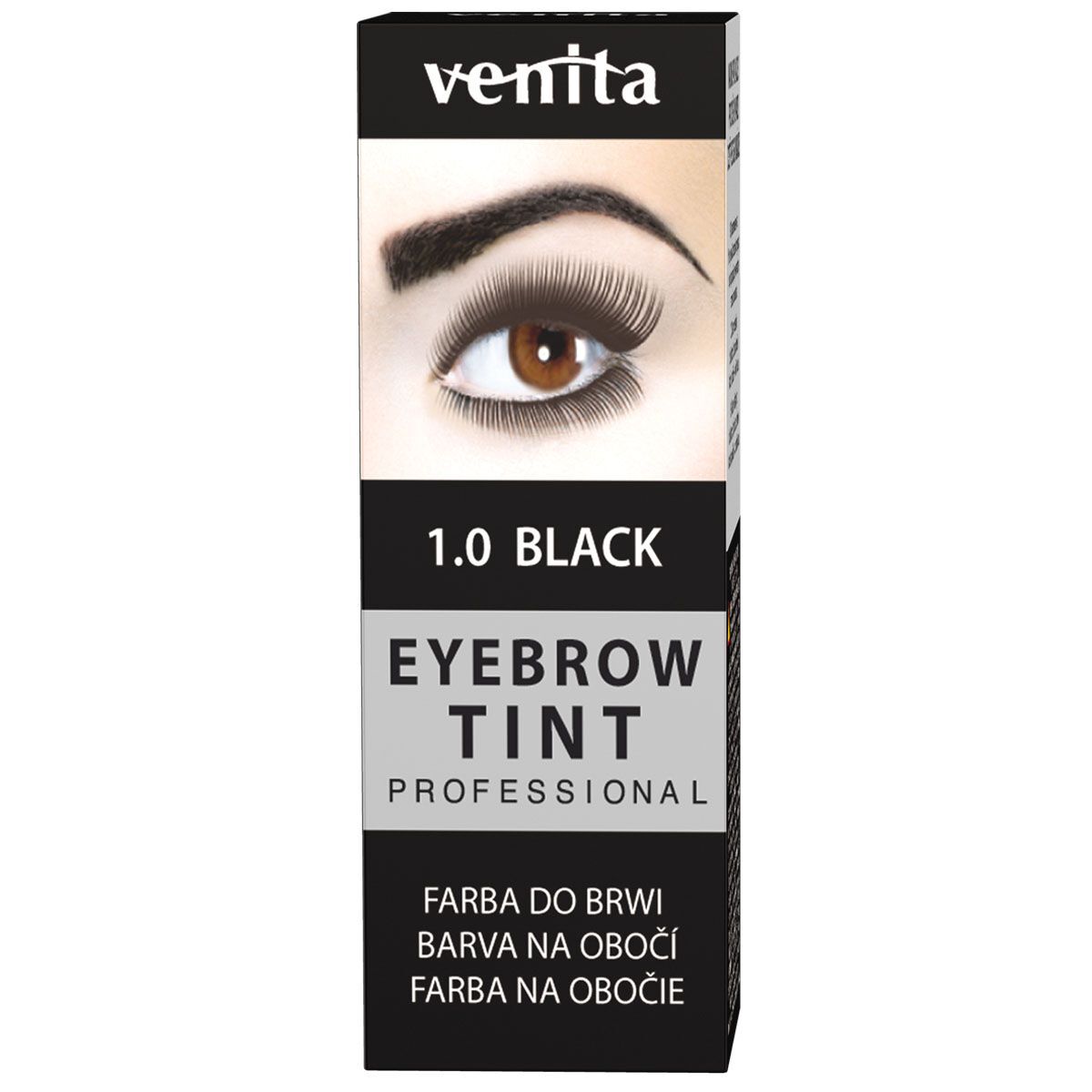 Henna na obočí Venita 10 černá 30ml Henna Professional