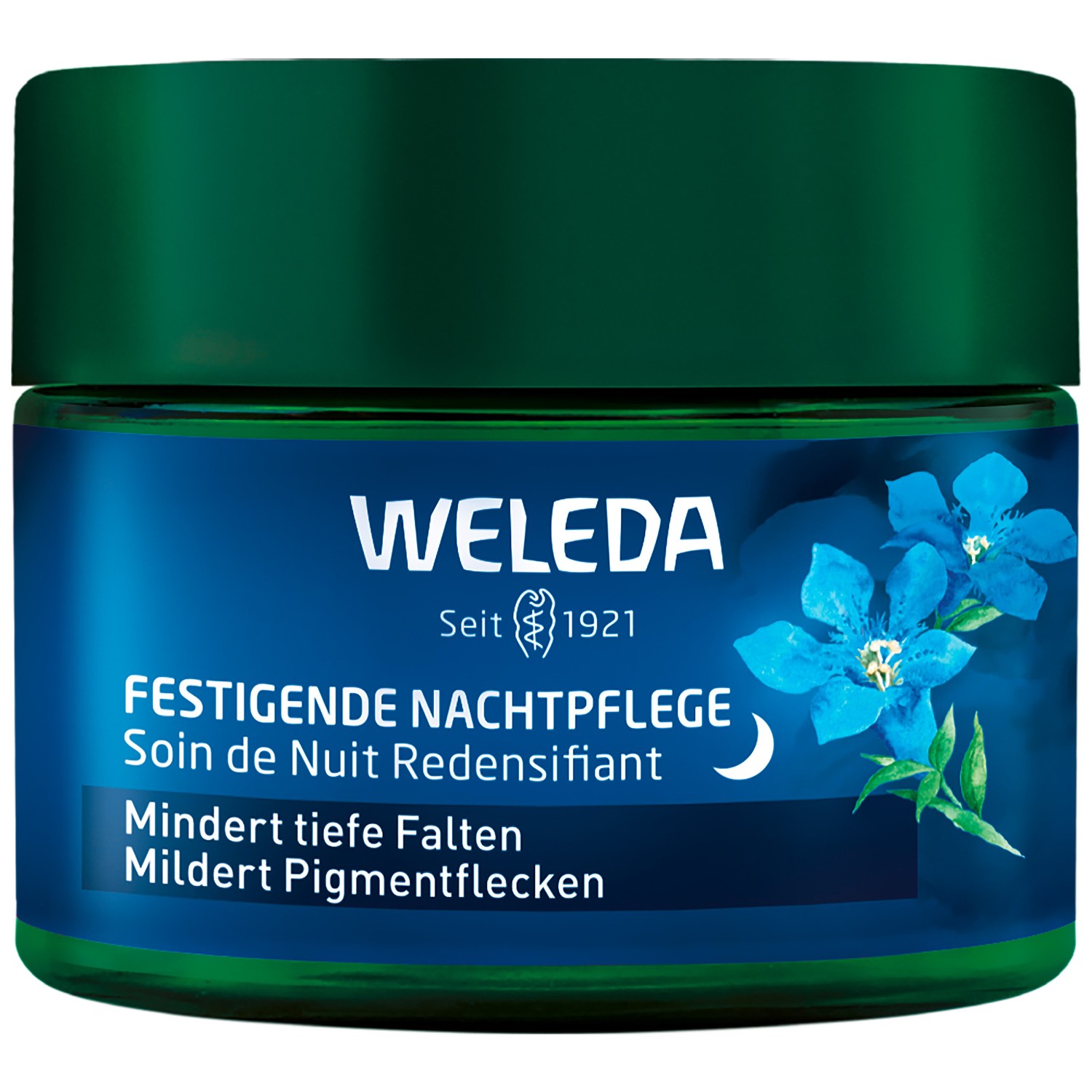 Weleda Soin de nuit raffermissant Blauer Gentiane & Edelweiss