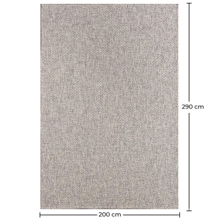 Alfombra grande con diseño contemporáneo y moderno - Beige (290x200 cm) - Tune Beige