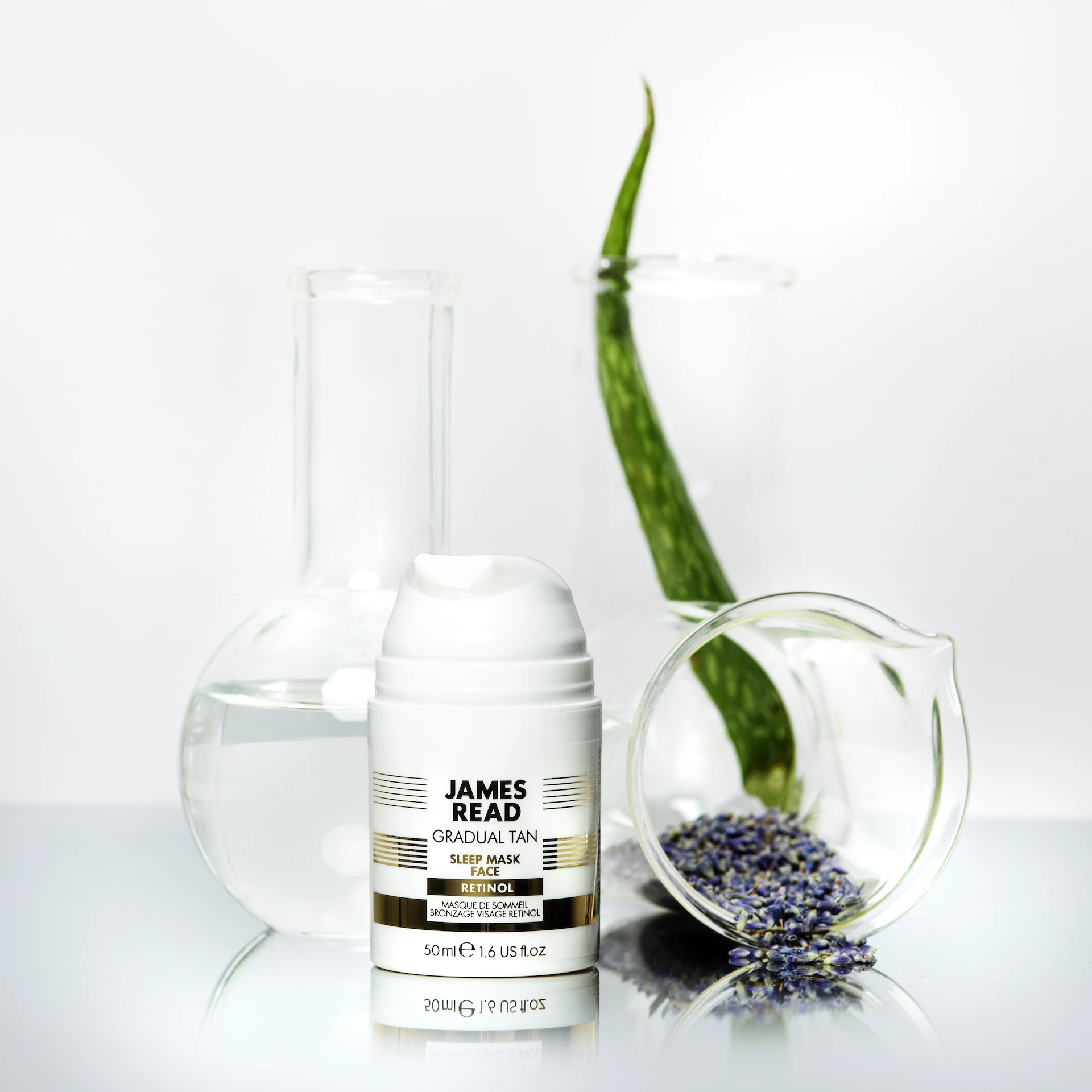 Maska za spavanje za lice s retinolom i tamnjenjem 50 ml - James Read