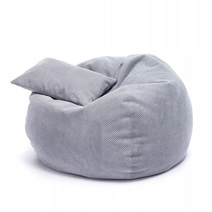 Sillón tipo puf Ecopuf - Sillón, sofá, cojín de suelo, puf para interior/exterior - Gris