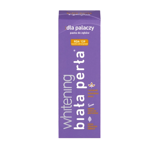 Biała Perła Whitening wybielająca pasta do zębów dla palaczy 75 ml