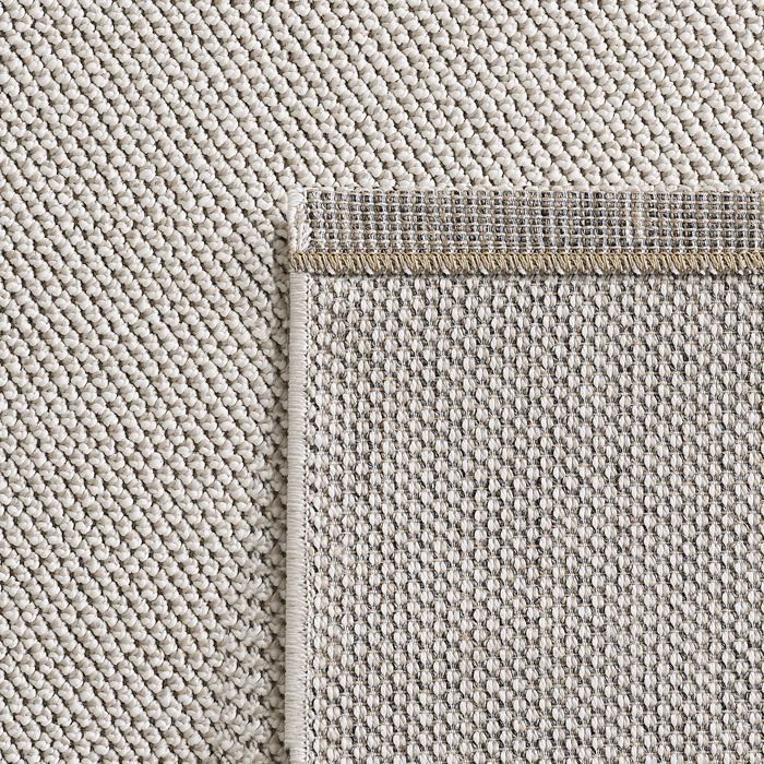 Carpetsale24 Crèmekleurig vloerkleed voor de woonkamer 240x340 cm Modern effen vloerkleed met gemengde lussen Onderhoudsvriendelijk Decoratief vloerkleed Zacht