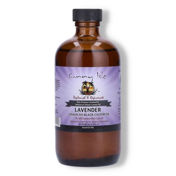 Olio di ricino nero giamaicano Sunny Isle Lavender - 227 ml (8 oz)