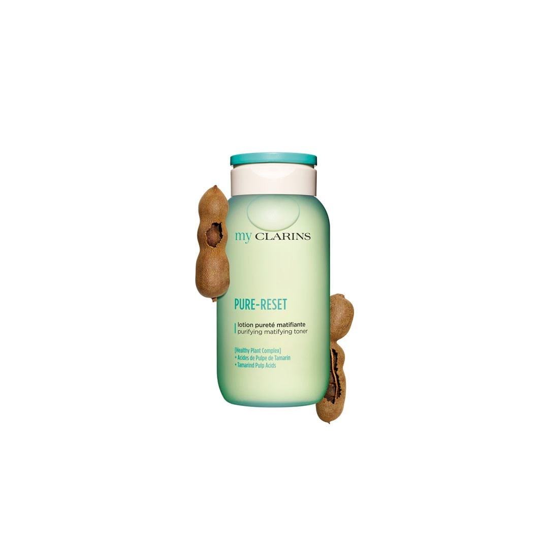 Clarins veido losjonas My Clarins My Clarins PURE-RESET valomasis matinį atspalvį suteikiantis veido tonikas - 200 ml