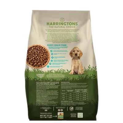 Harringtons Grain-Free Puppy – Łosoś i słodkie ziemniaki