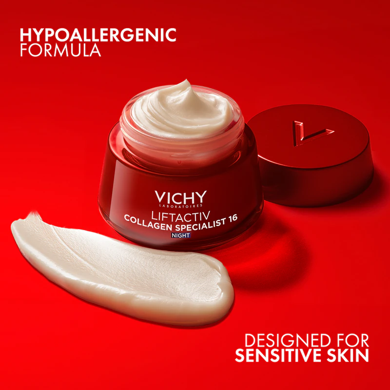 Vichy Liftactiv Collagen Specialist 16 Creme Noturno Firmador Antirrugas