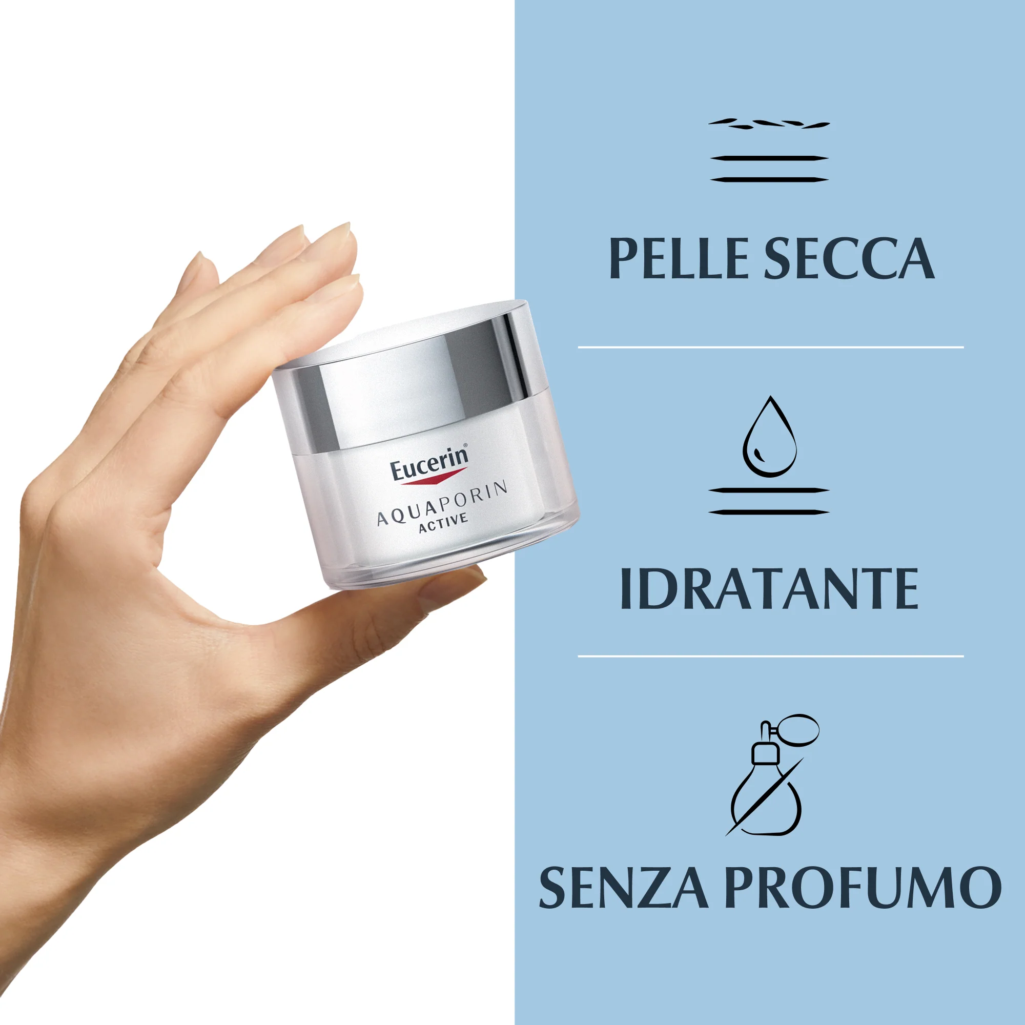 Aquaporin Active AQUAporin Active per pelli secche - Crema viso giorno idratante