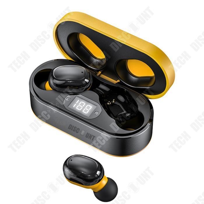 Ακουστικά Bluetooth - TD® - Ψηφιακή οθόνη - Μείωση θορύβου - Εμβέλεια 10M - 380 mAh