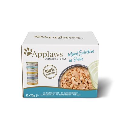 Applaws Adult Mix Pack Kattemad på dåser 70 g