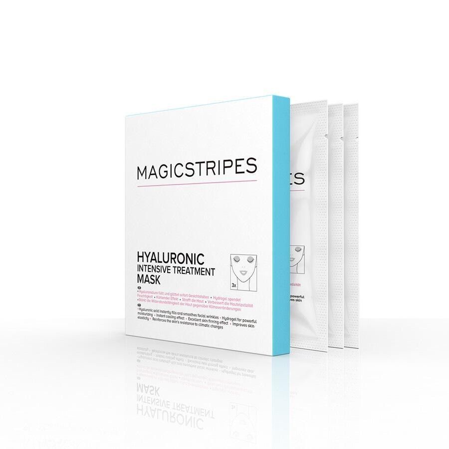 MAGICSTRIPES mitrinoša maska ar hialuronskābi, procedūru komplekts - 3 gabali