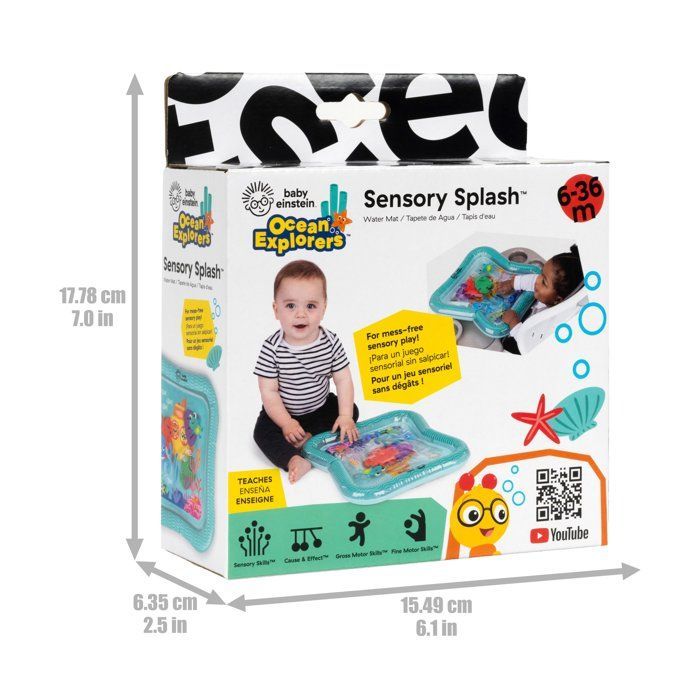 BABY EINSTEIN Baby Vandmåtte Sensorisk Opdagelse Ocean Explorers - 0 til 36 måneder