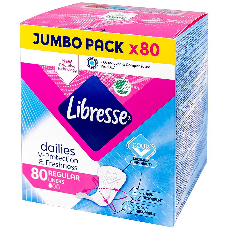 Libresse Libresse confezione da 80 salvaslip Normale