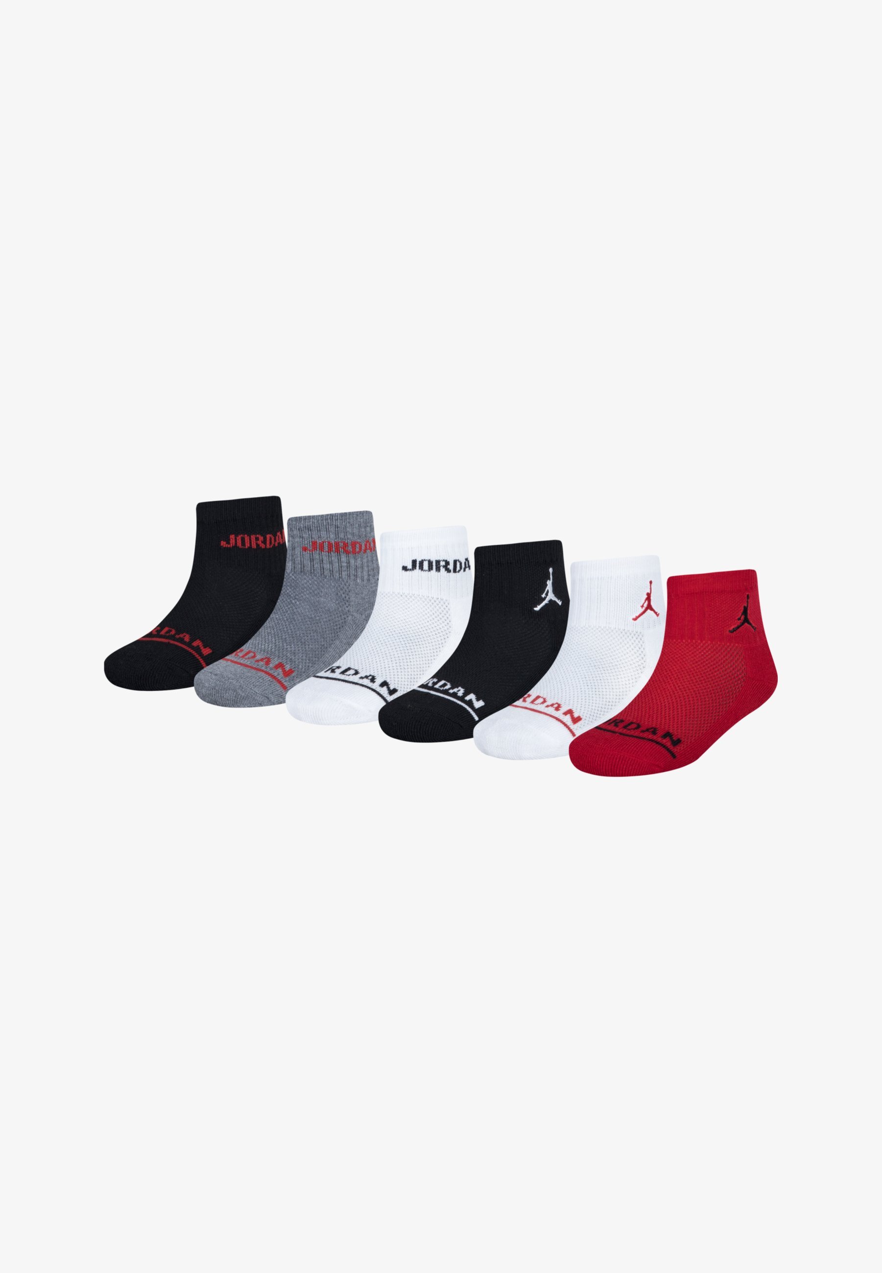 Jordan JORDAN LEGEND ENKELSOKKEN 6-PACK - Sportsokken - gym rood/zwart