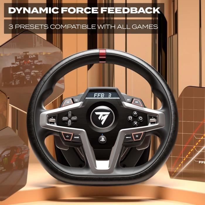 THRUSTMASTER T248 Racing Wheel and Magnetic Pedals, PS5, PS4, PC