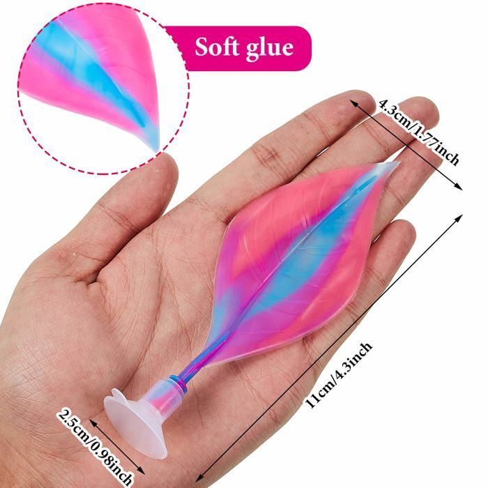 Blätterhängematte für Betta-Fische, 2 Stück, zum bequemen Ausruhen, Betta-Fisch, rosa