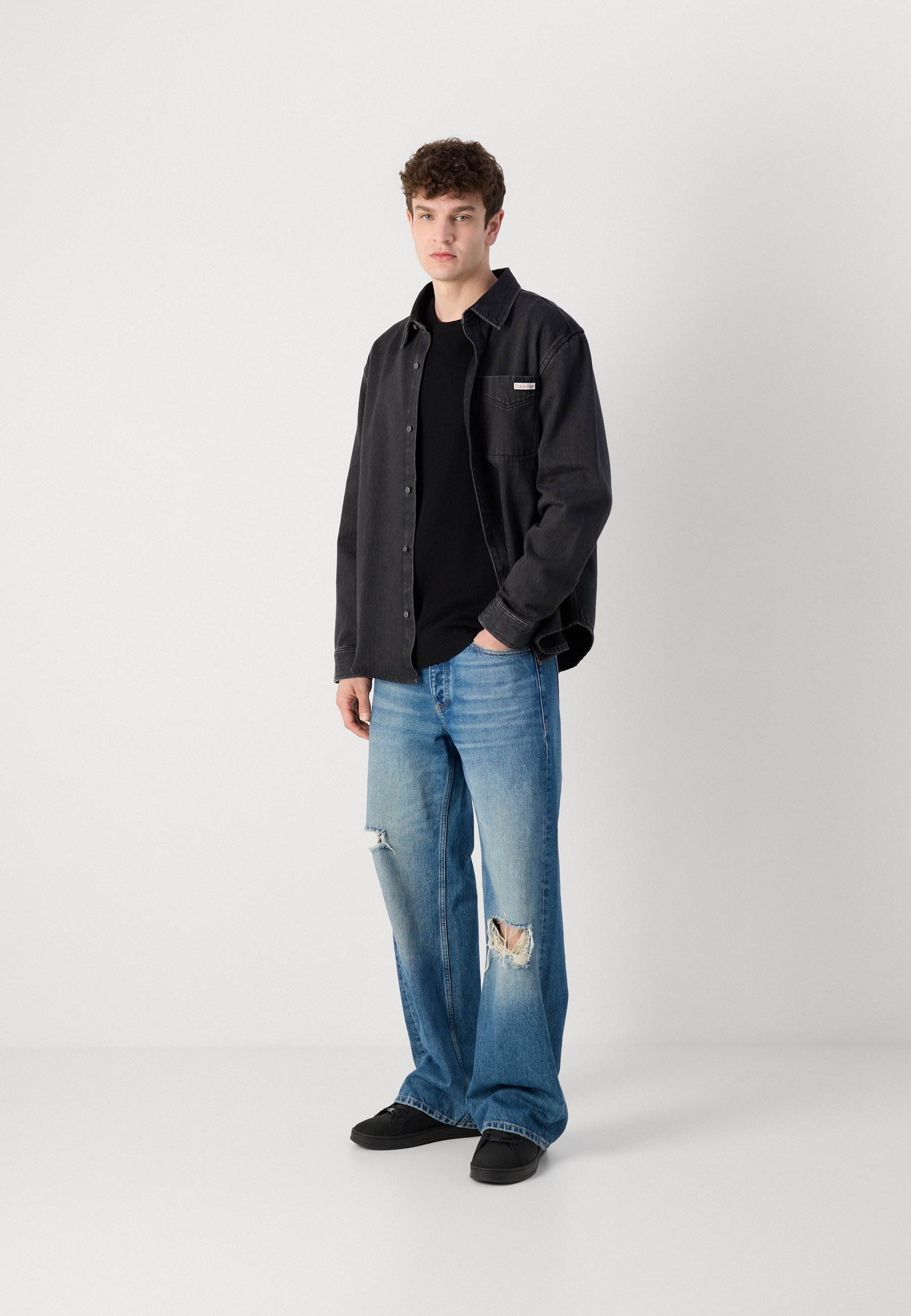 Surchemise classique Calvin Klein Jeans - Noire