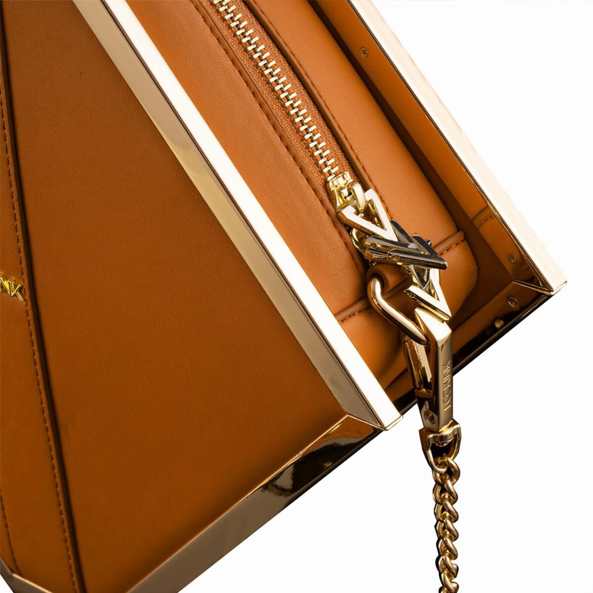 Lockink Mysterious Square Kink Tasche Braun