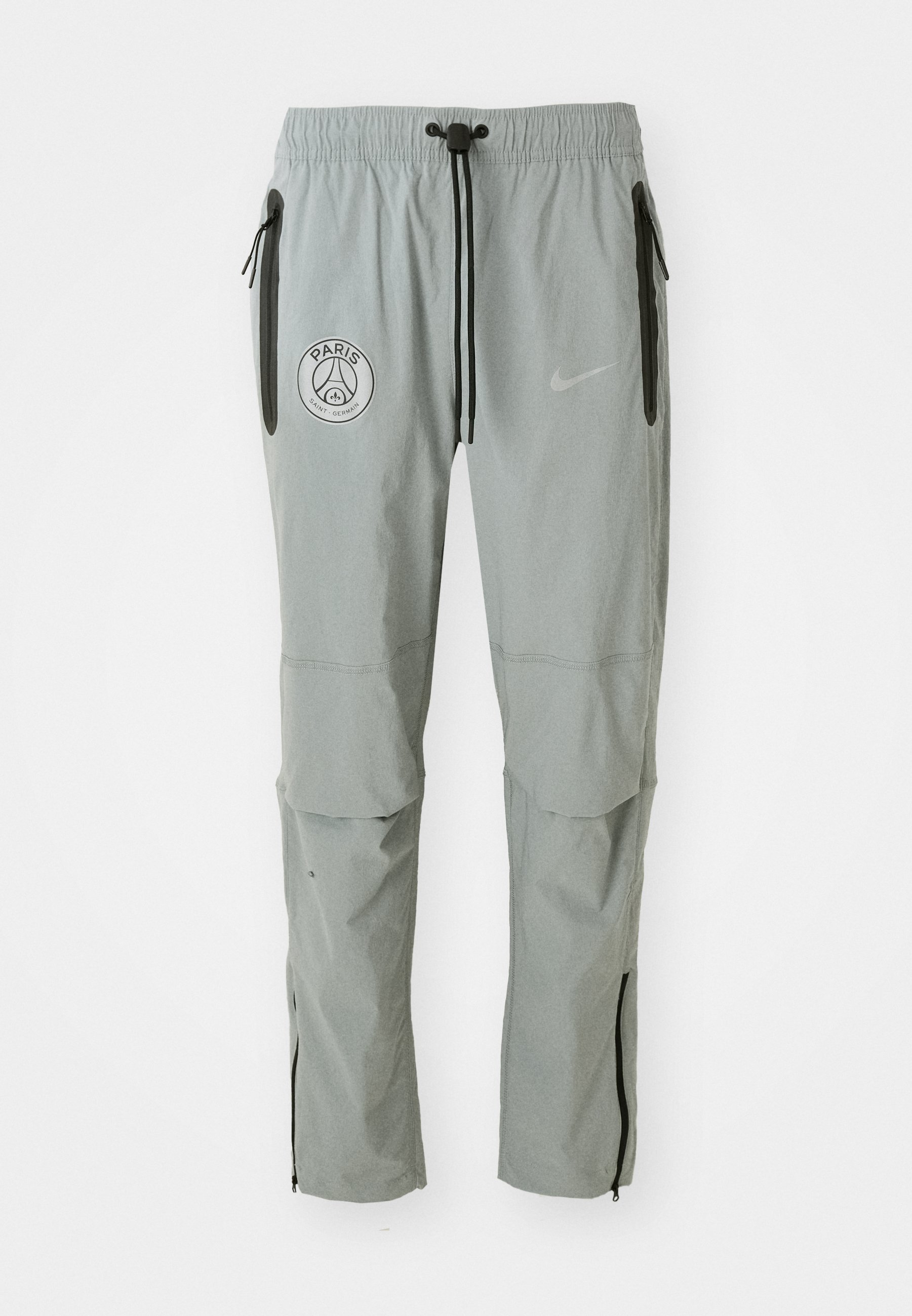Nike Performance PARIS SAINT-GERMAIN FC TECH PANT - Clubkleding - deeltjesgrijs/zilverkleurig