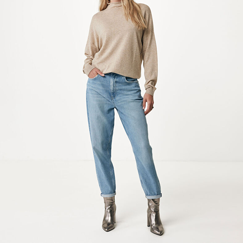 Suéter feminino bege
