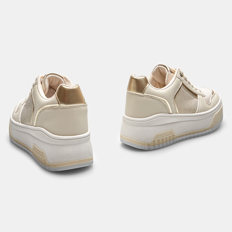 Damsneakers med platåsula