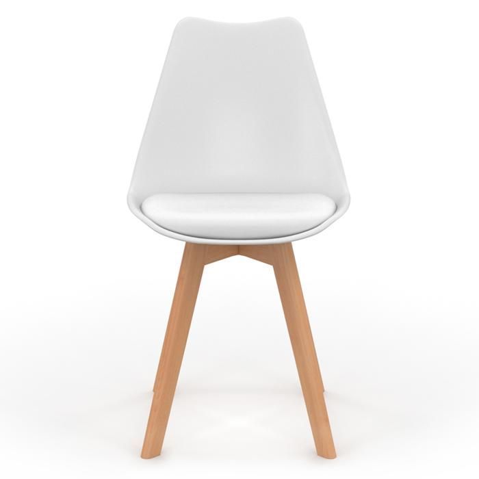 IDMARKET Lot de 6 chaises de salle à manger SARA scandinaves pastel rose x2, gris clair x2 et blanc x2