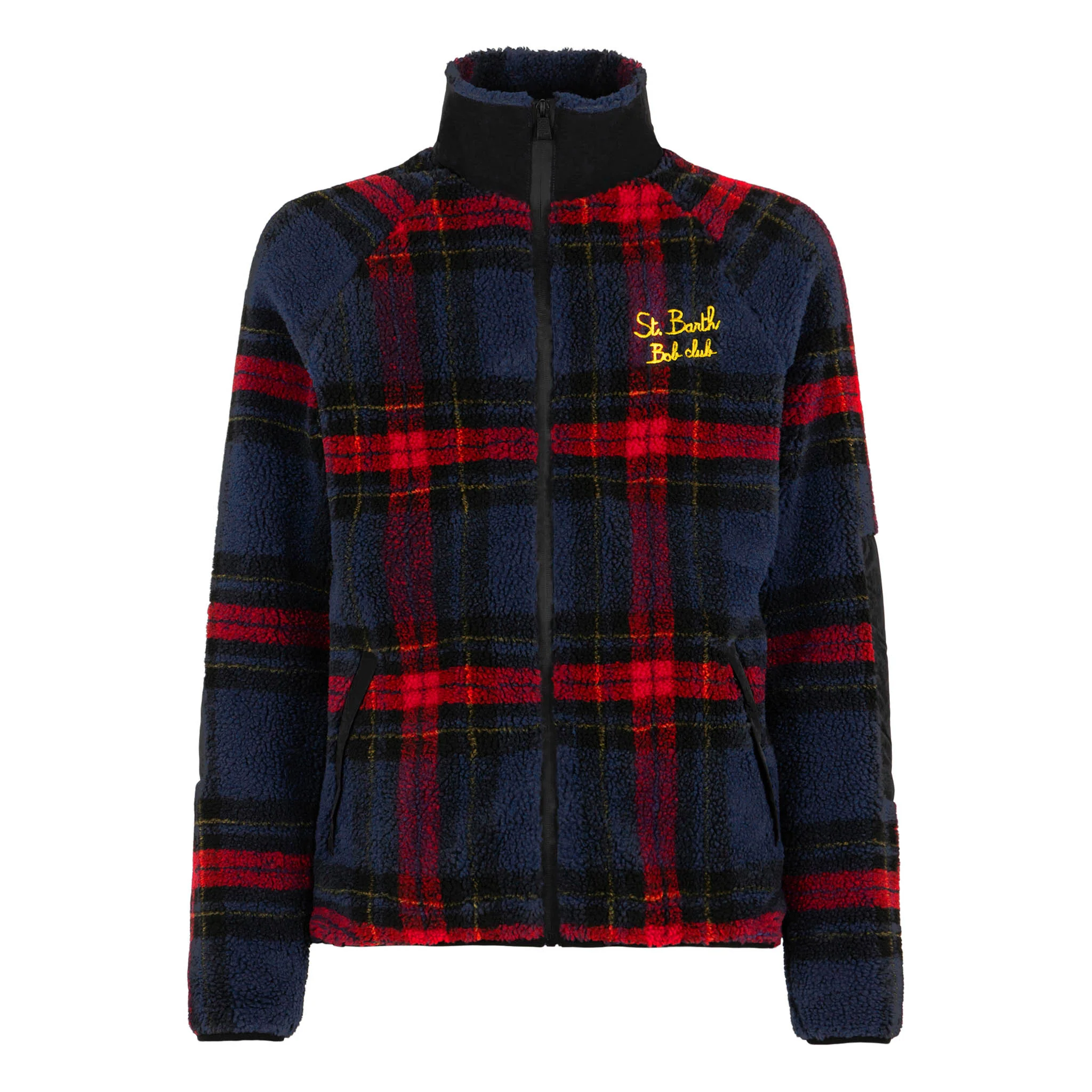 Geborduurd Sherpa-jack voor St. Patrick's Day. Barth Bob Club