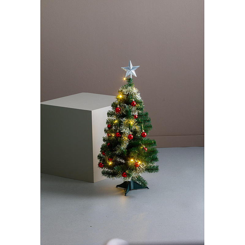 Hjem Skrim mini juletræ 60 cm, 20 LED-lys