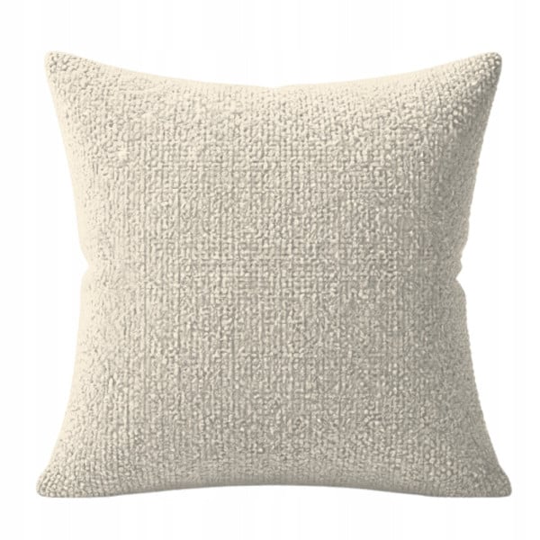 Poszewki premium na poduszki 45x25 cm BOUCLE BUKLA ECRU Krem