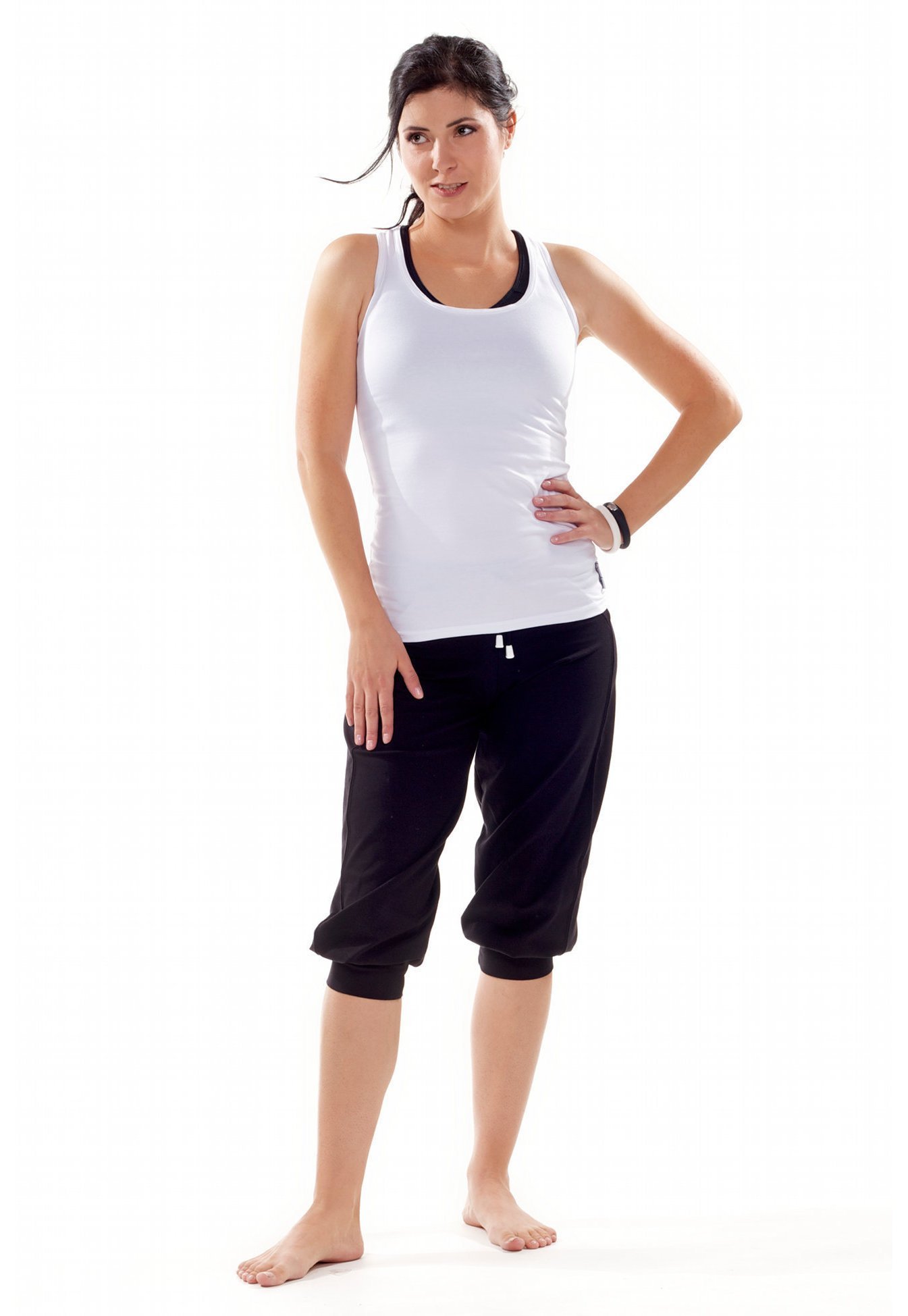 Winshape 3/4 sportbroek - zwart