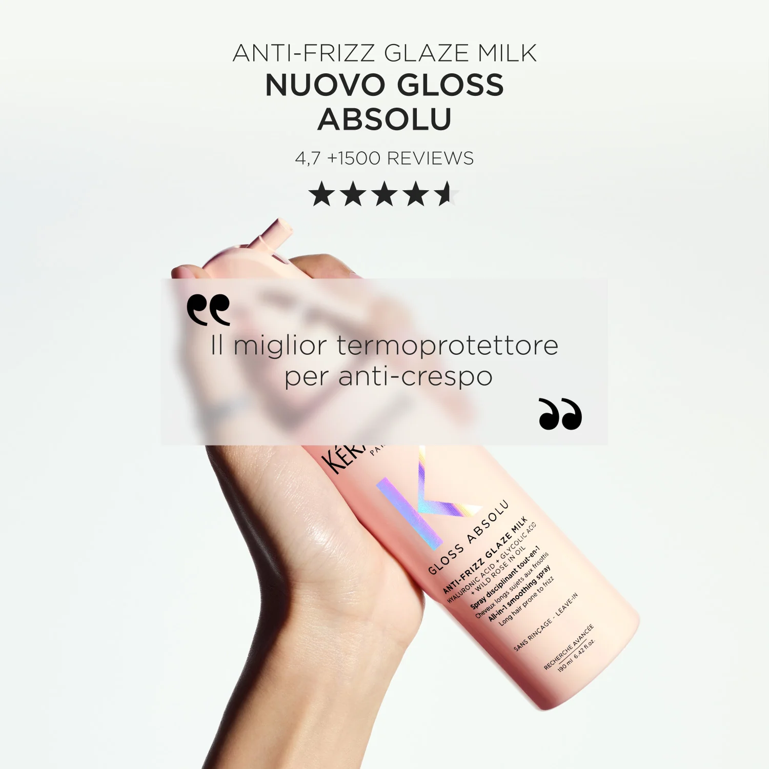 Gloss Absolu Anti-Frizz Glaze Milk - Spray Capelli Styling & Finish