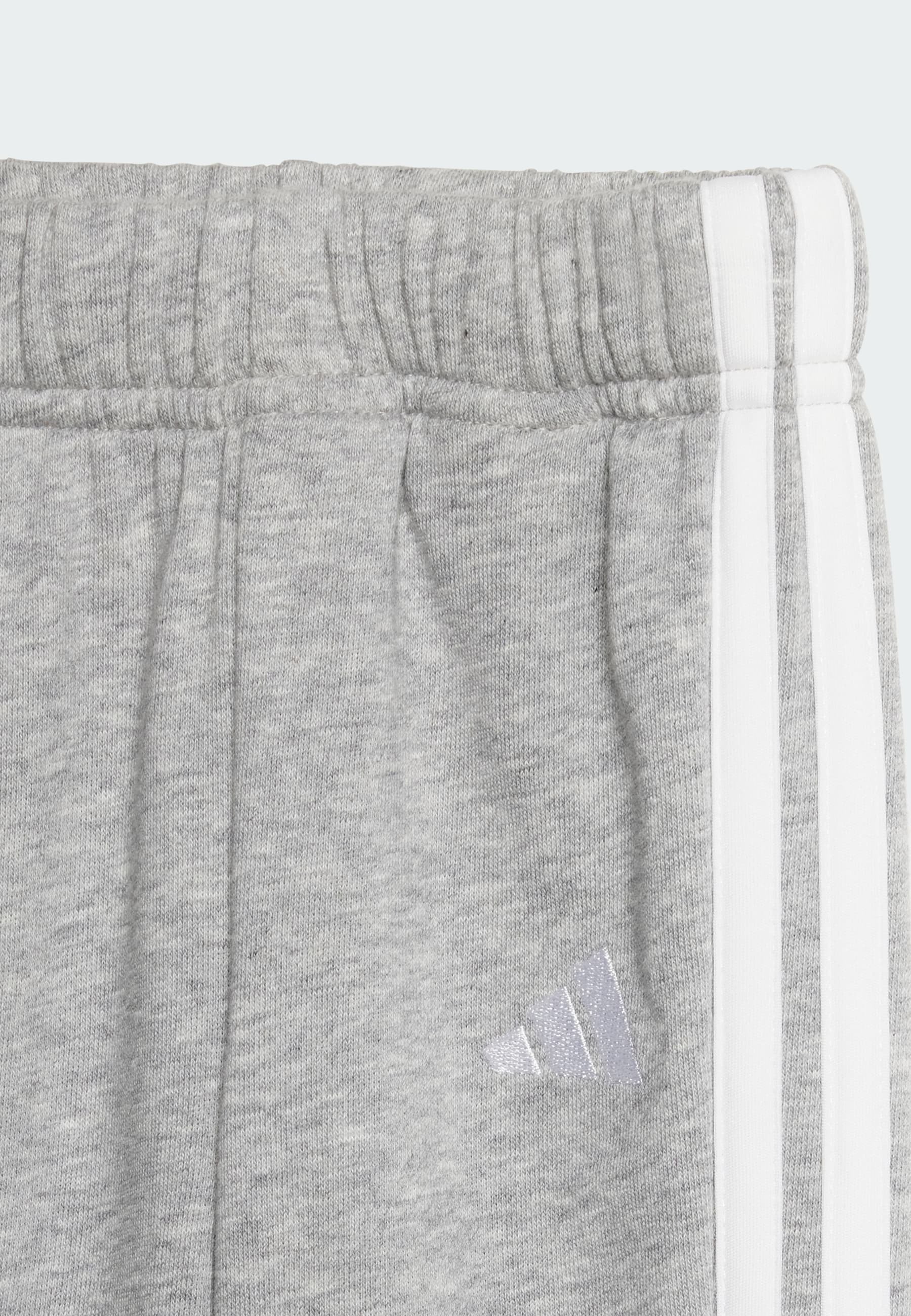 adidas Performance ESSENTIALS SET BABYSET UNISEX - Trainingspak - middengrijs gemêleerd wit