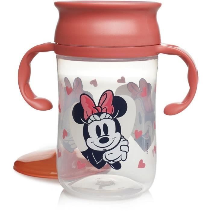 Bicchiere per l'addestramento - THERMOBABY - 360 gradi - Con disco anti-perdita - Minnie