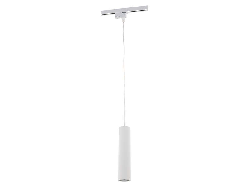 Lampa wisząca szynowa Profile Eye 150 cm stalowa biała