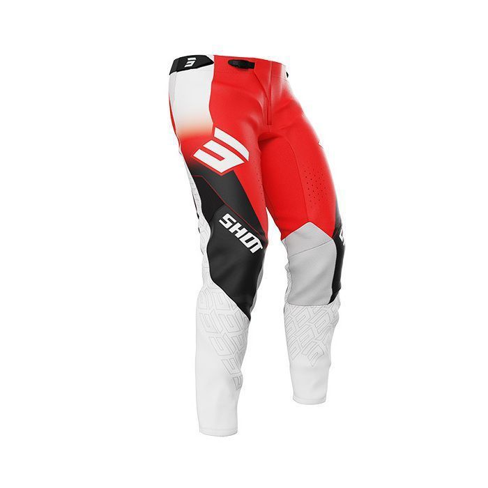 Pantalon moto cross SHOT RACE GEAR Aérolite Ultra Red