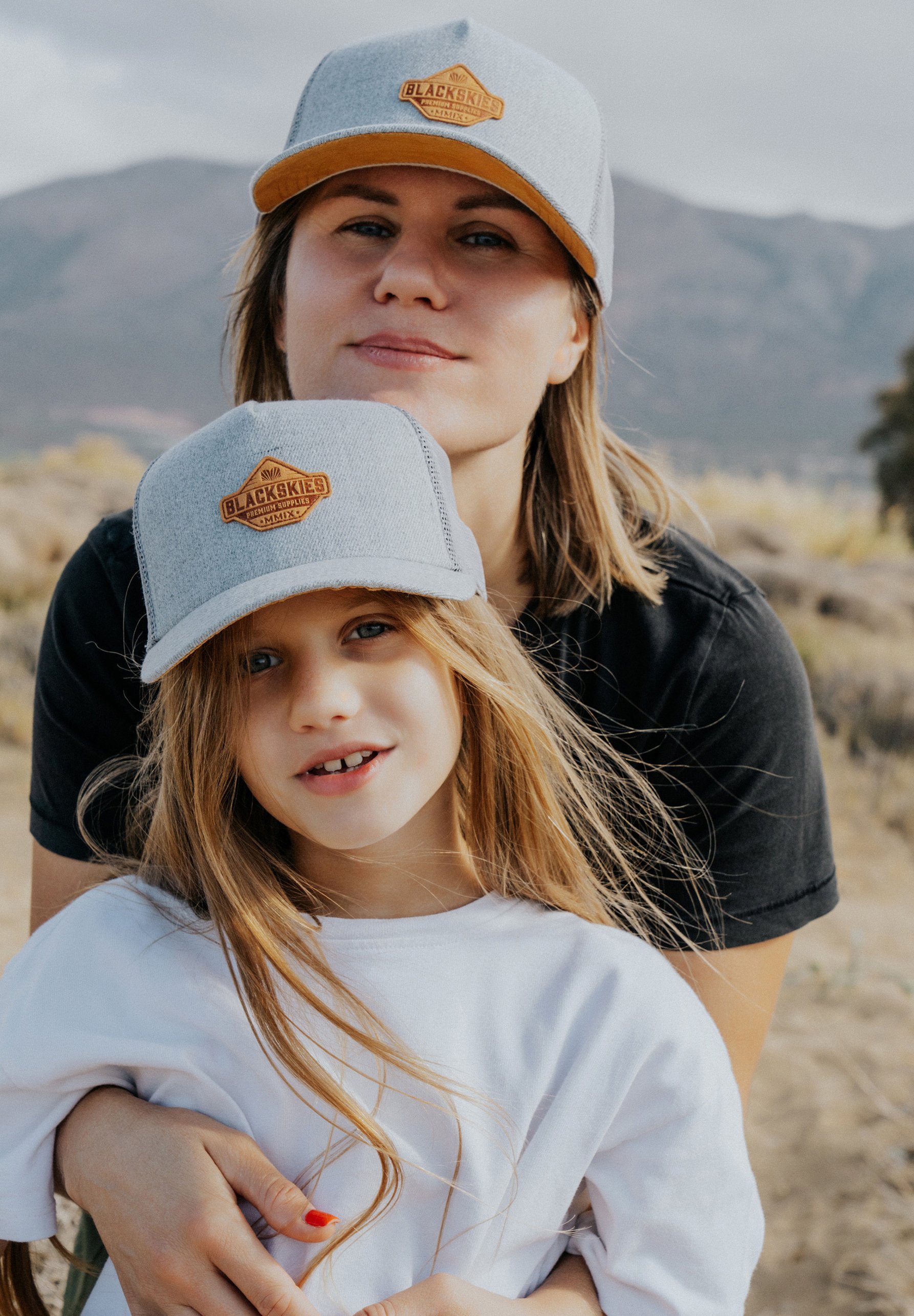 Zestaw 2 czapek Blackskies TRUCKER - szary