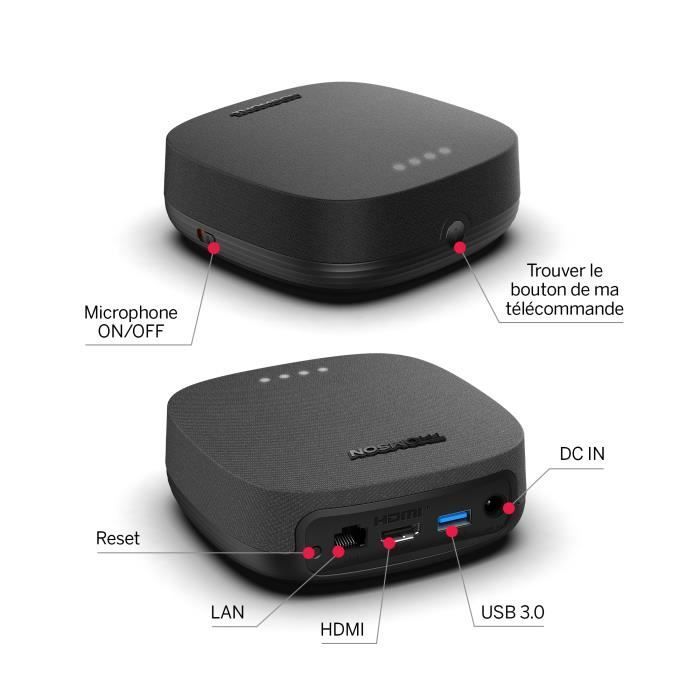 Passerelle Multimédia Thomson Streaming Box Plus 270 -32gb - 4k Uhd -