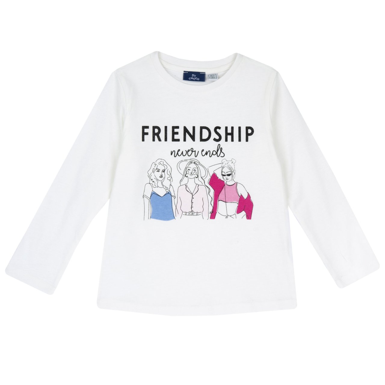 T-shirt met lange mouwen ter ere van vriendschap