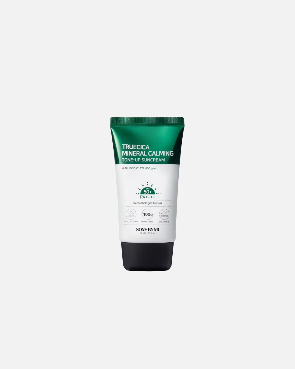 „Truecica Mineral Calming“ toninis kremas nuo saulės