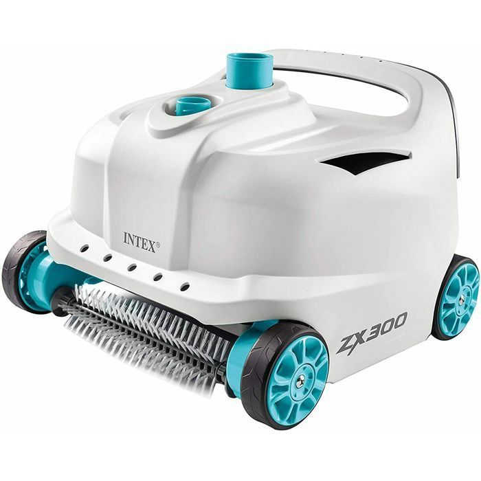 Robot Aspirateur de Piscine - INTEX - ZX 300 - Hydraulique - Automatique - Blanc